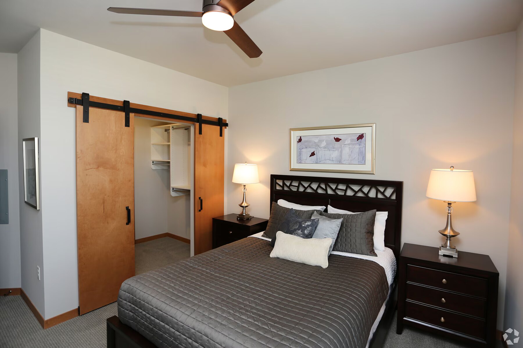 Middleton Station apartment bedroom